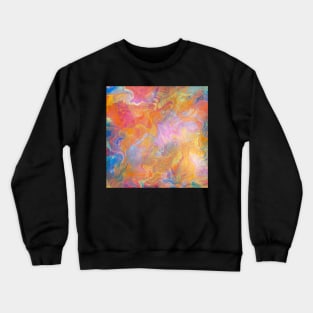 Galaxy Pour Abstract Crewneck Sweatshirt